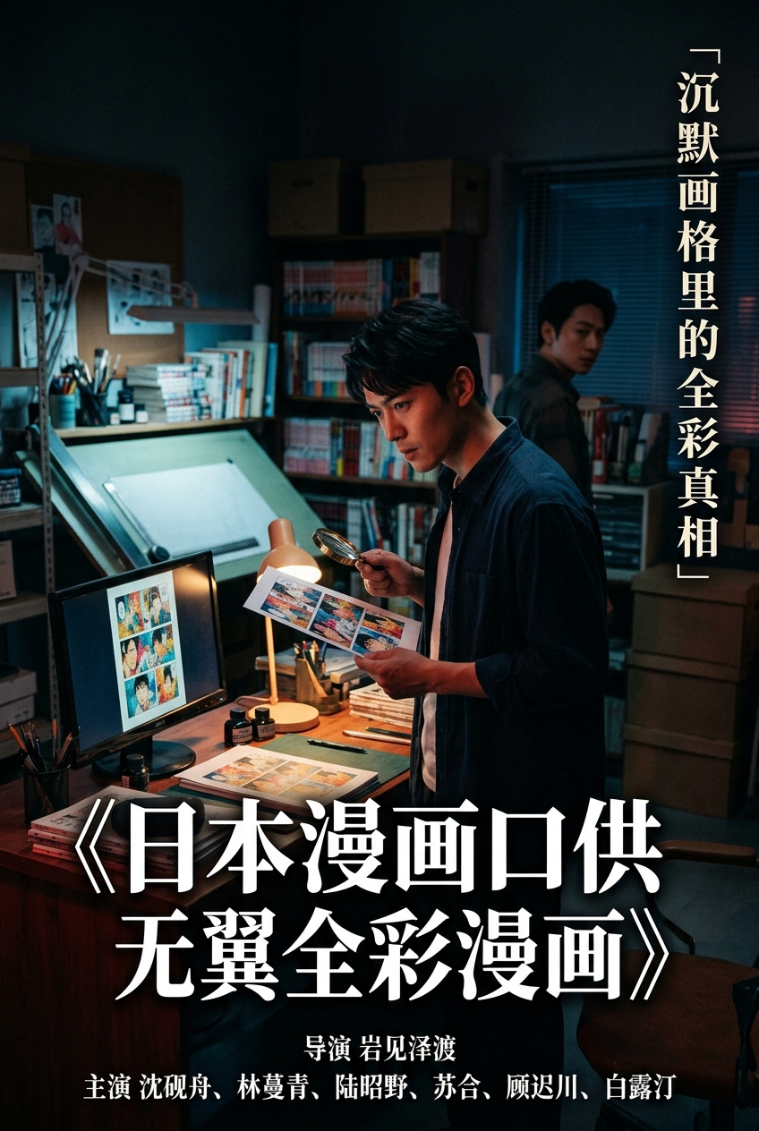 《日本漫画口供无翼全彩漫画》主视觉原稿